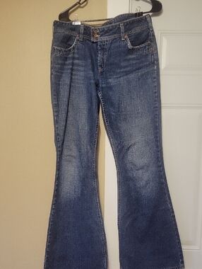Silver Jeans Women's Dark Blue Flare Jeans
